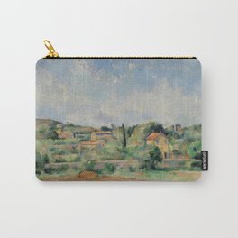 The Bellevue Plain, also called The Red Earth by Paul Cézanne Carry-All Pouch