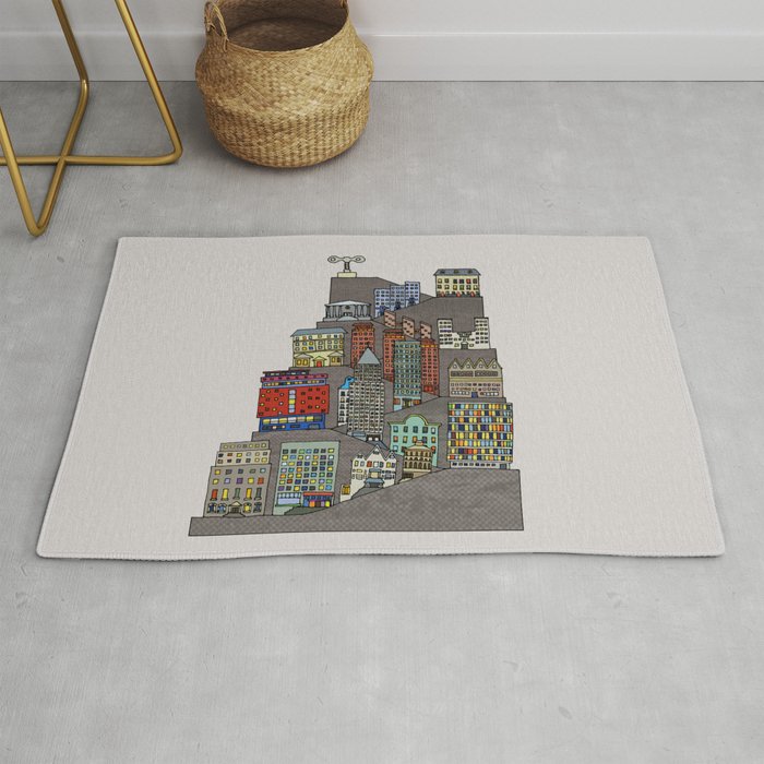 Townscape Rug