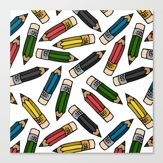Pencils Canvas Print