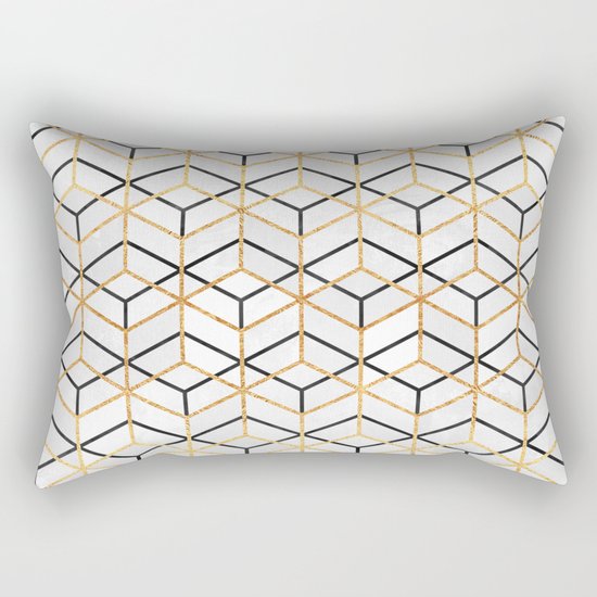 Pretty Geometry 2 Rectangular Pillow