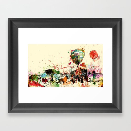 World as One : Human Kind Framed Art Print