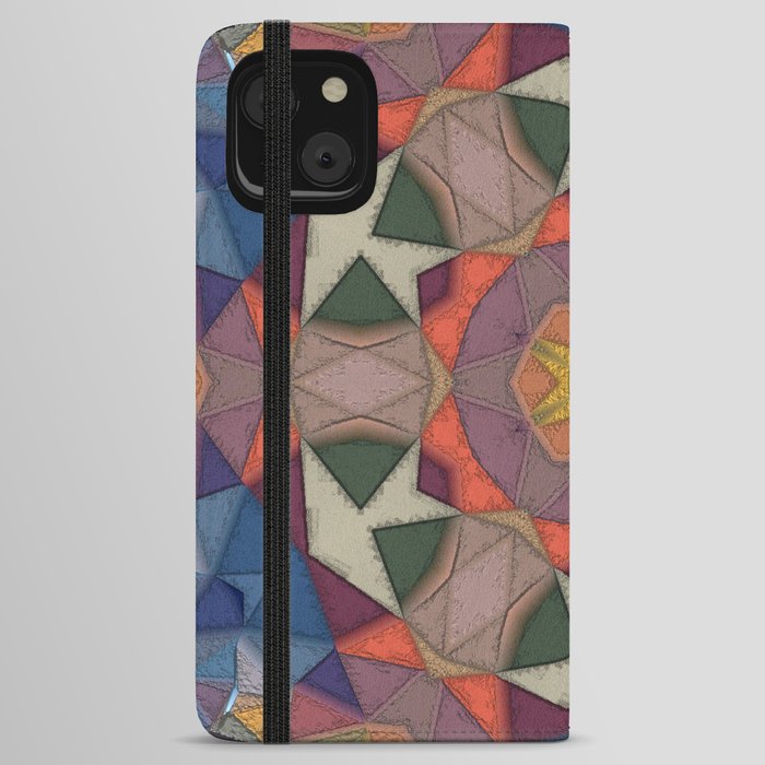 Colorful abstract background iPhone Wallet Case