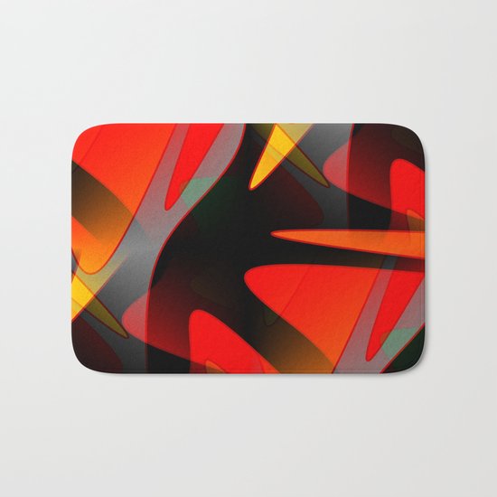 Abstract Reach Bath Mat