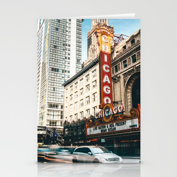 Chicago live Stationery Cards