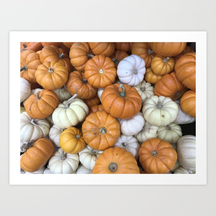 Pumpkins Art Print