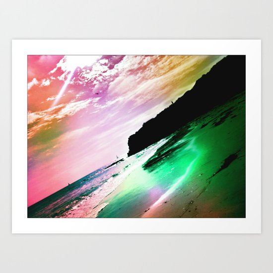 Kryptonite Art Print