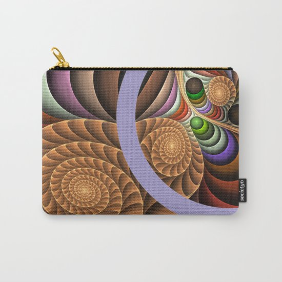 Pattern in motion, fractal geometric art Carry-All Pouch