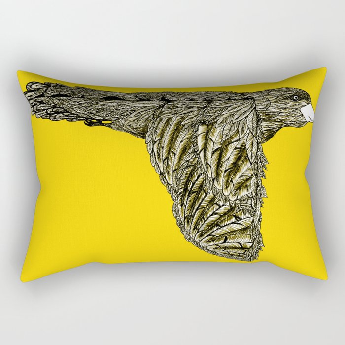 Escaped Bird Rectangular Pillow