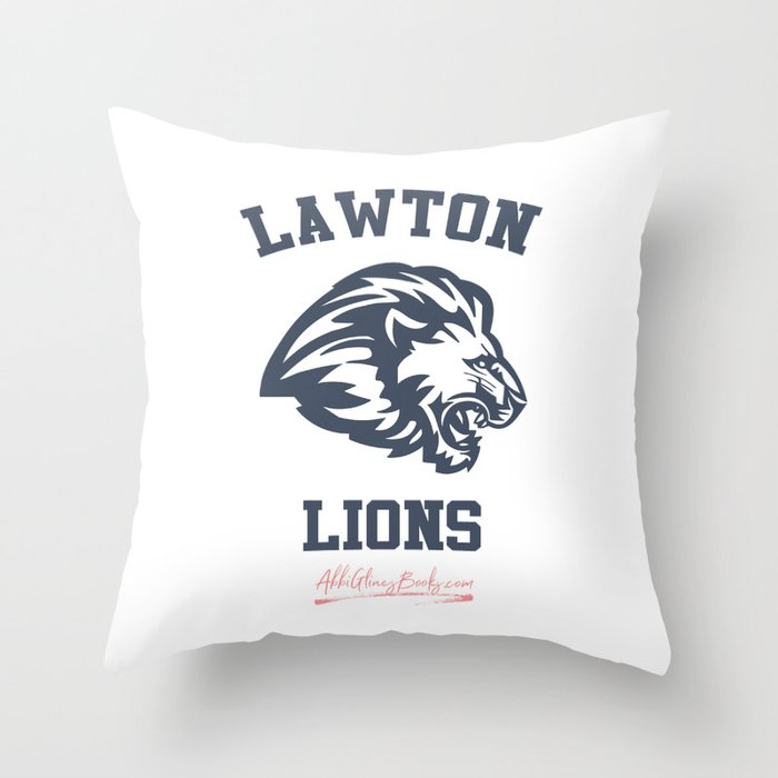 The Field Party - Lawton Lions Throw Pillow