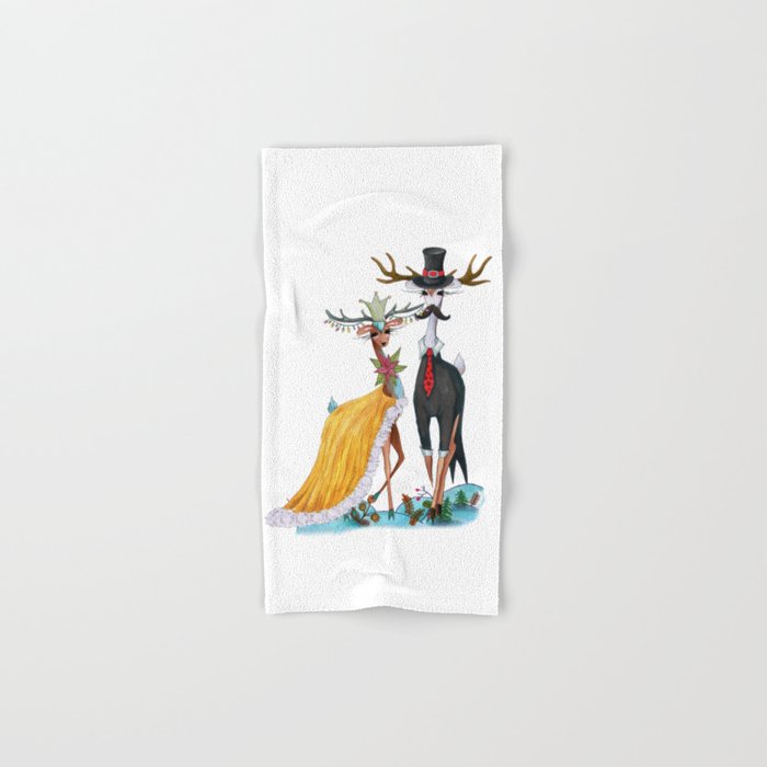 Fashion Christmas Deer 10 Hand & Bath Towel