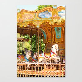 Carousel Horses - NY Canvas Print