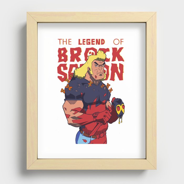 The Legend of Brock Samson Recessed Framed Print