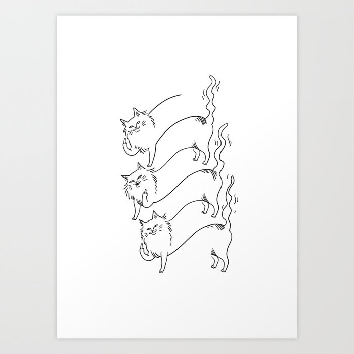schrödinger's cats Art Print