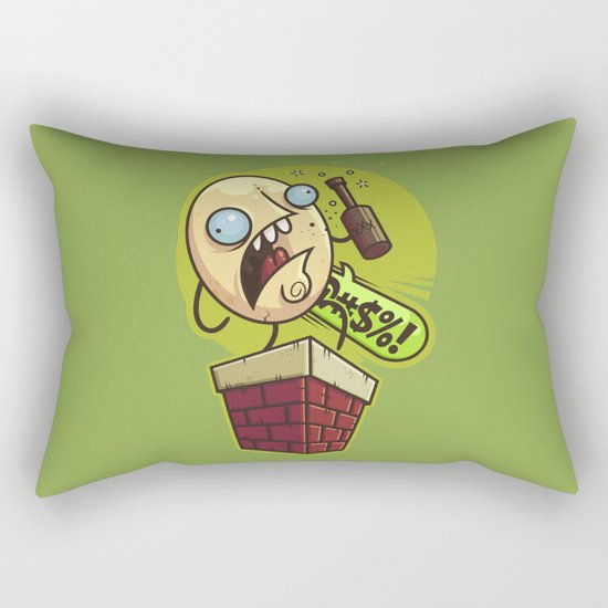 Humpty Drunkty Rectangular Pillow