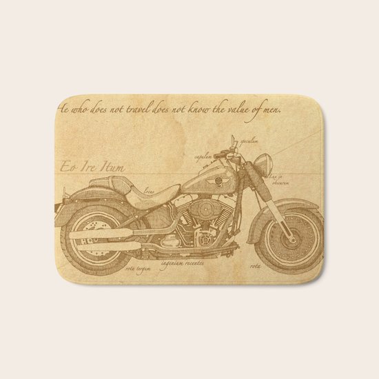 Travel Plan Bath Mat