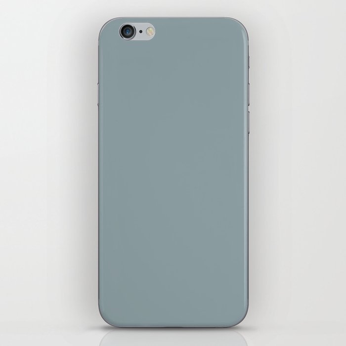 Solid Color Winter Sky blue gray iPhone Skin
