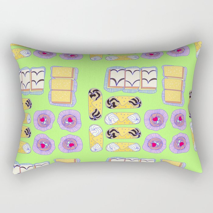 Random Artwork Rectangular Pillow