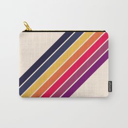 Totura - 70s Vintage Style Retro Summer Stripes Carry-All Pouch