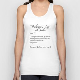 Law of Book Reading Tank Top
