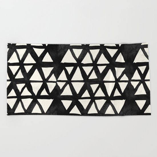 Tribal Geometric Beach Towel