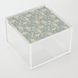 William Morris Double Bough Slate Blue Acrylic Box