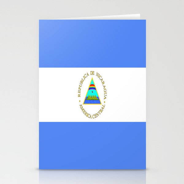 flag of nicaragua - Nicaraguans,Nicaragüense,Managua,Matagalpa,latine. Stationery Cards