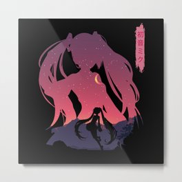 Hatsune Miku Vocaloid Metal Print | Painting, Mayu, Teto, Megurine, Megpoid, Camui, Hatsune, Kasane, Otomachi, Vocaloid 