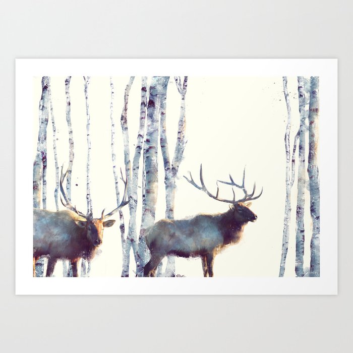 Elk // Follow Art Print
