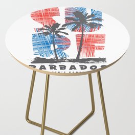 Barbados surf paradise Side Table