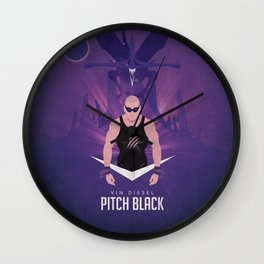 Pitch Black - Badass Riddick Wall Clock