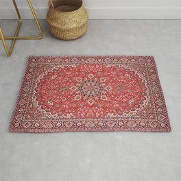 Red Persian Rug Carpet Area & Throw Rug