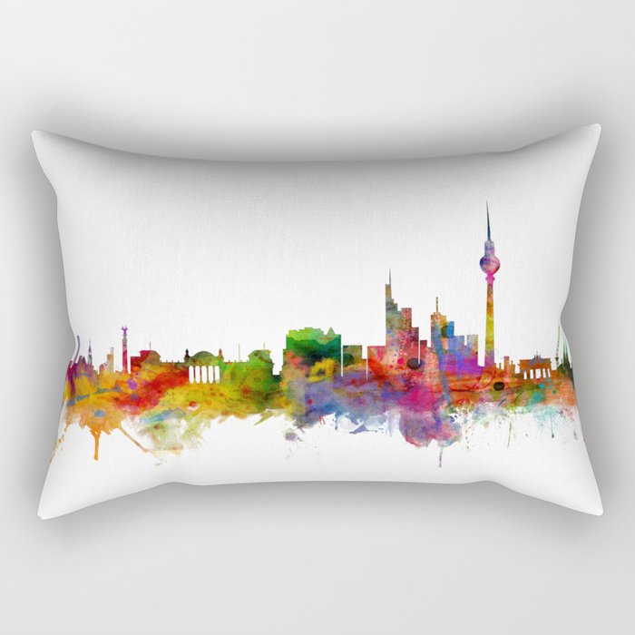 Berlin Germany Skyline Rectangular Pillow