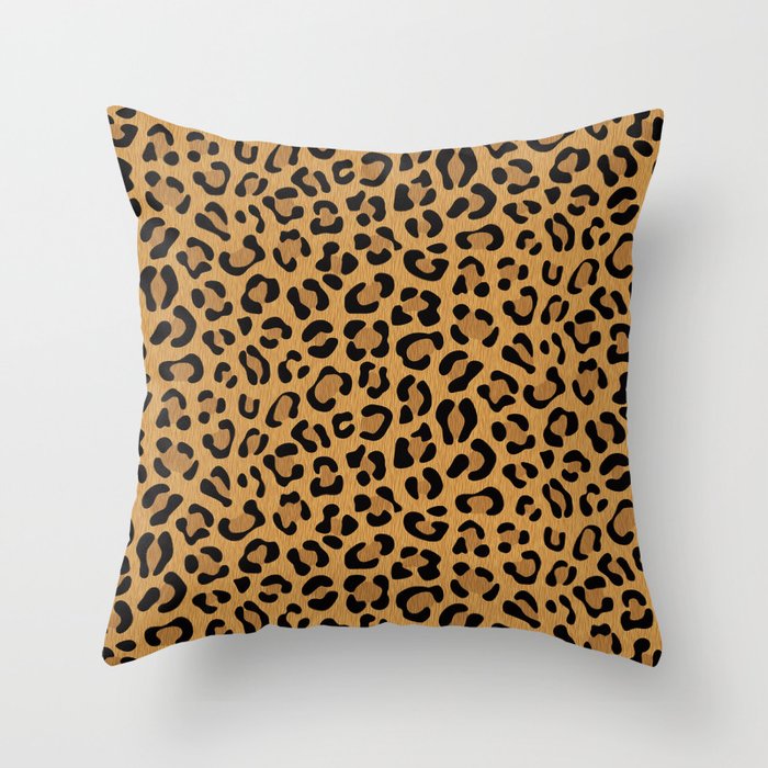 Cheetah print cushion top