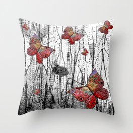 Stop the color! Throw Pillow