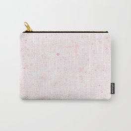Soft Pink Bubbles Marble Carry-All Pouch | Pastel, Soft, Pink, Girly, Design, Digital, Delicate, Aesthetic, Bubbles, Pattern 