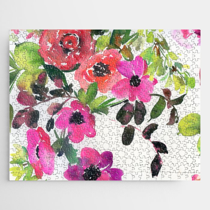 the pink flowers N.o 7 Jigsaw Puzzle