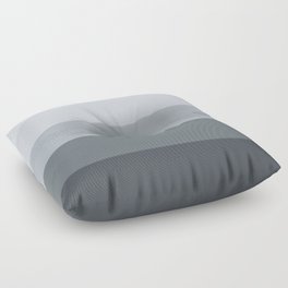 Grey and black gradient Floor Pillow