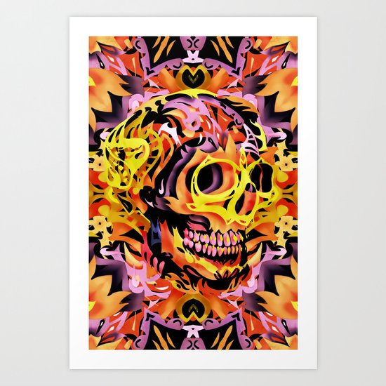 Skull V Art Print