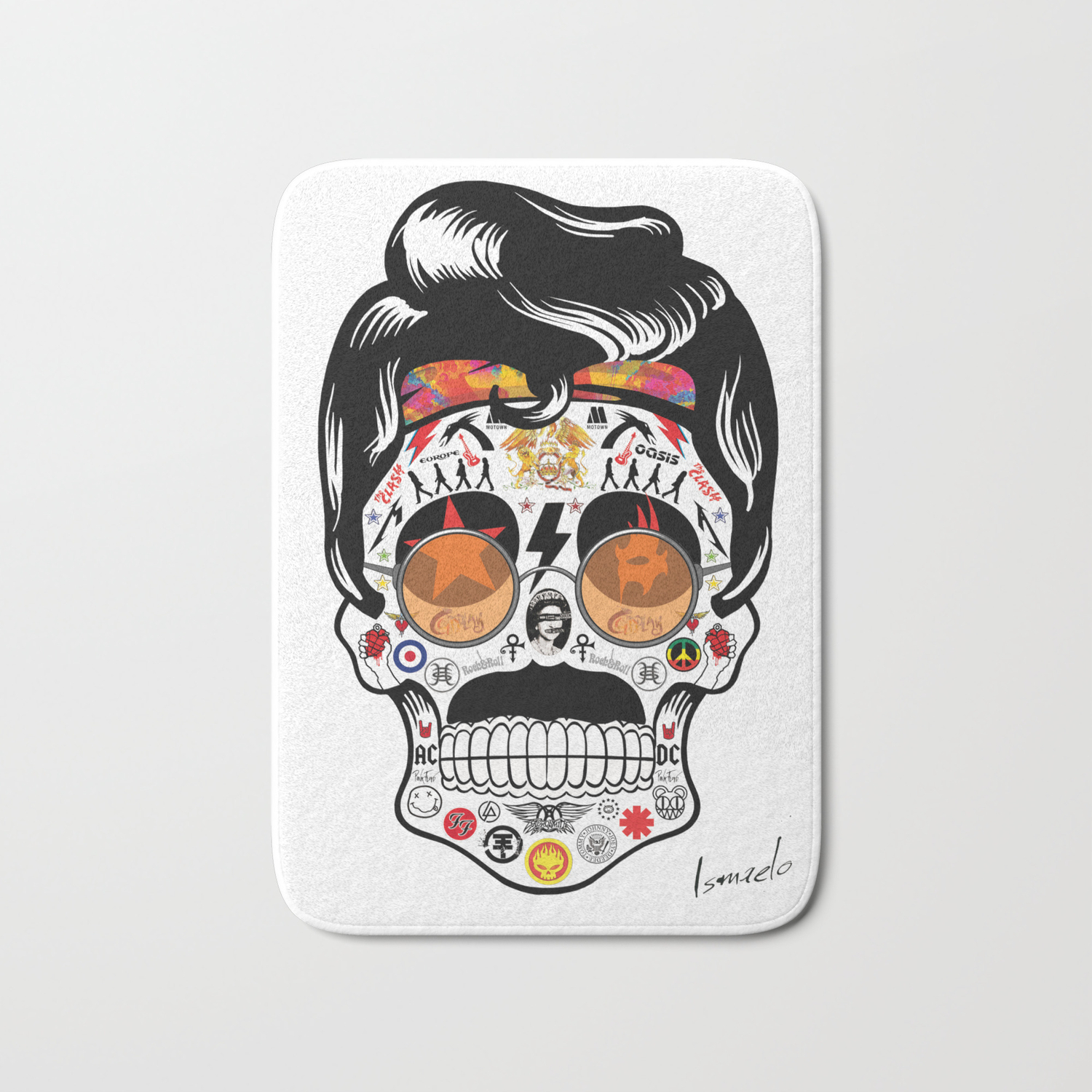 Skull Rock Famous Musical Groups Symbols Digital