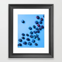 EttaVee Blueberries Framed Art Print