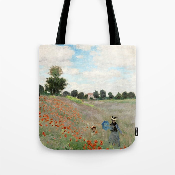 Poppies Tote bag - Monet