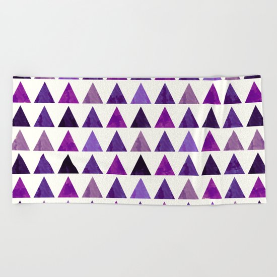 Lovely Geometric Pattern II Beach Towel