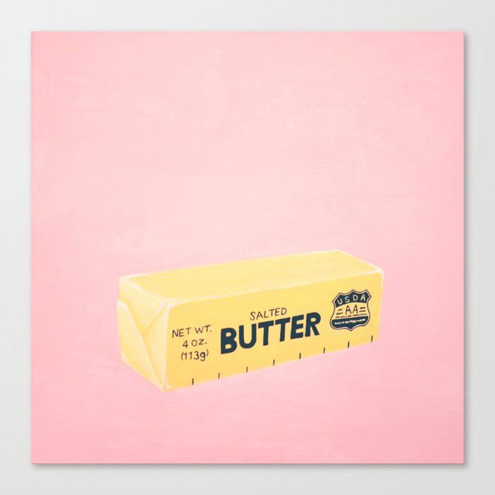 The Butter The Better Canvas Print