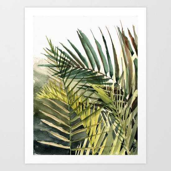 Arecaceae - household jungle #2 Art Print