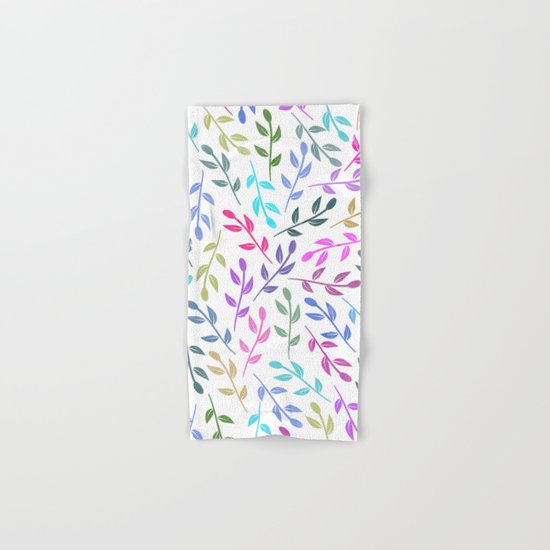 Colorful Leaves IV Hand & Bath Towel