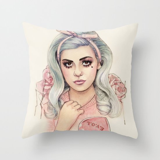 L.O.V.E | E.V.O.L Throw Pillow