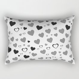 Vintage heart pattern for valentine's day Rectangular Pillow