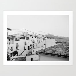 Village | Black & White Art Print
