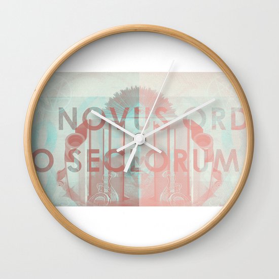 Novus Ordo Seclorum Wall Clock