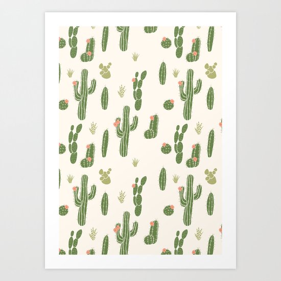 Cactus Cactus Art Print